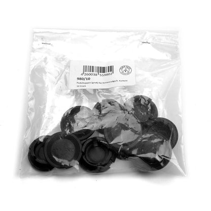 MP crankdop voor crankstel / linker crank zwart (10 st.)-980/10