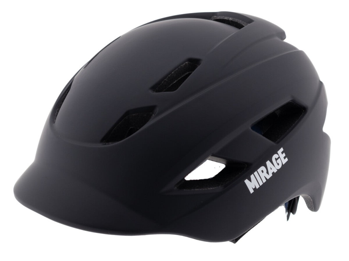 Mirage City/E-bike helm 55-58 cm mat zwart