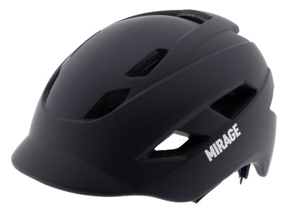Mirage City/E-bike helm 55-58 cm mat zwart