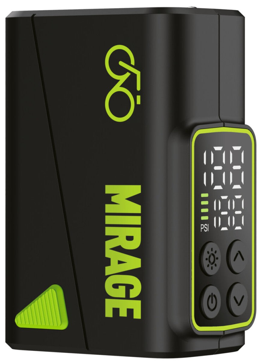Mirage elektrische fietspomp-USB - max 10 Bar - zwart