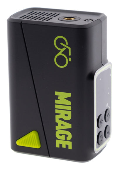 Mirage elektrische fietspomp-USB - max 10 Bar - zwart