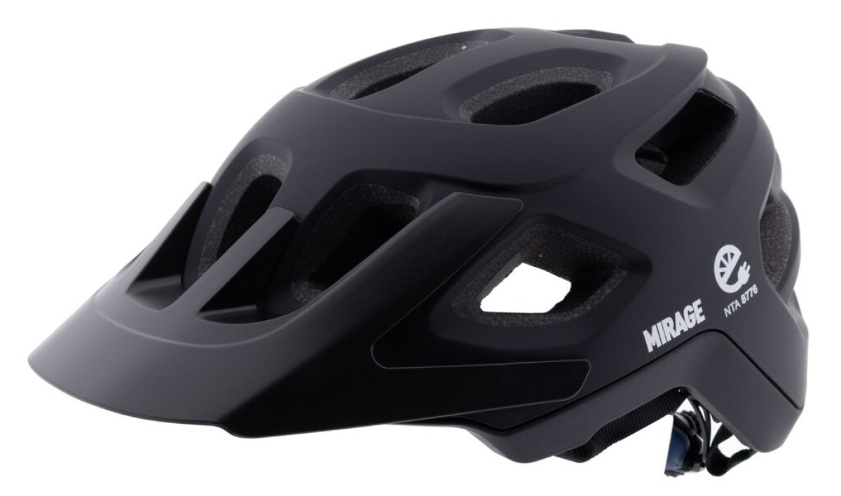 Mirage Tour/MTB helm 58-61 cm mat zwart
