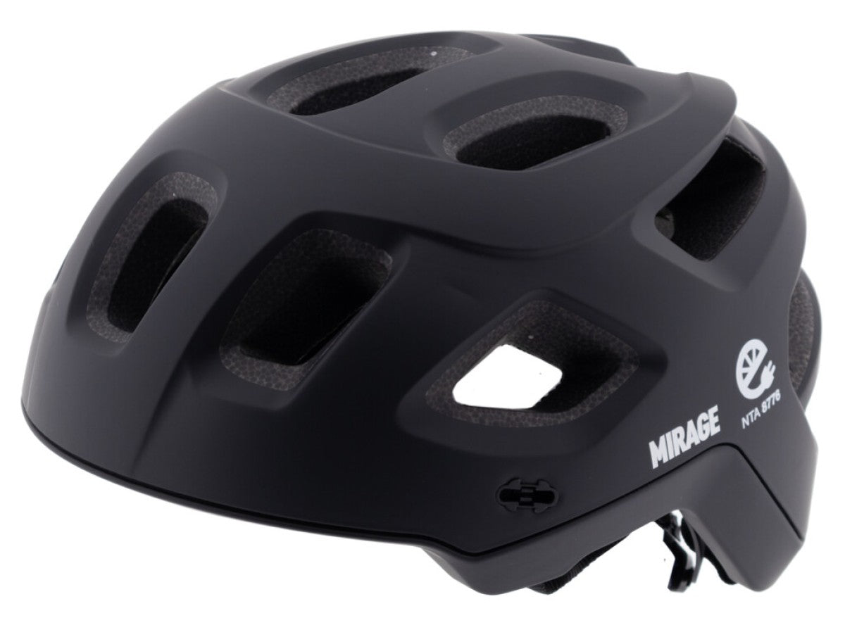 Mirage Tour/MTB helm 58-61 cm mat zwart
