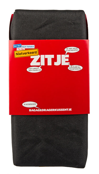 N/V zitje bagagedrager 32x15x5 cm. zwart