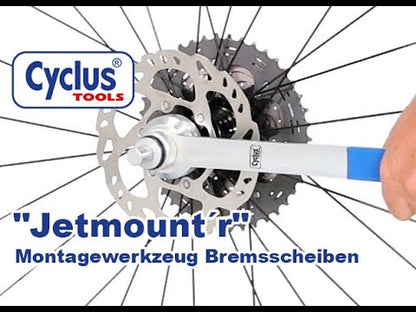 Cyclus Jetmount‘r cassette & remschijf lockring afnemer