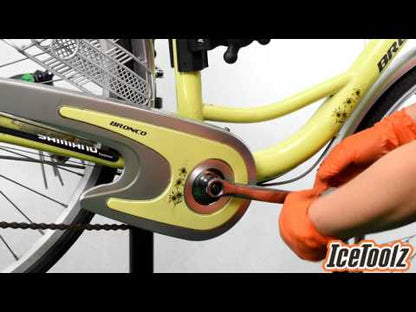 IceToolz 3400 pedaal- & dopsleutel 14 en 15 mm. 10x14x15