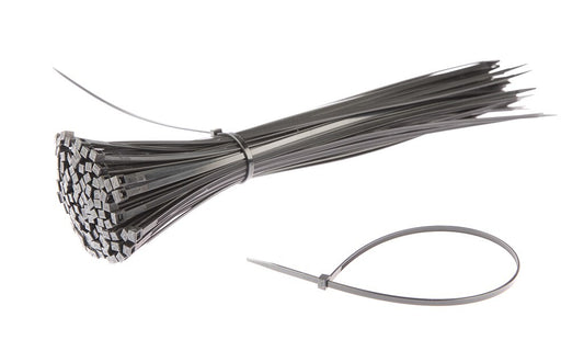 SapiSelco kabelbinder/tyrap 380x4.5mm. ø110mm. zwart (100)