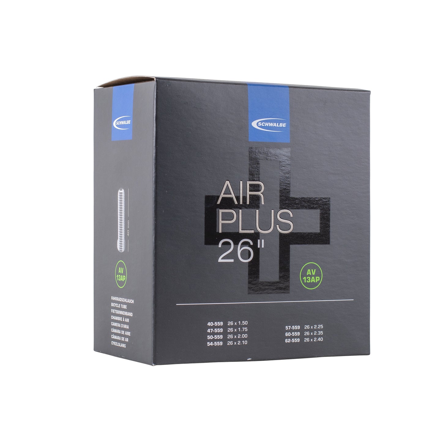 Schwalbe Bib. AV 13AP - 40 mm. / 40/62-559 / 26x1.75 - 26x1.90 - 26x2.125 AIR PLUS - 10461570