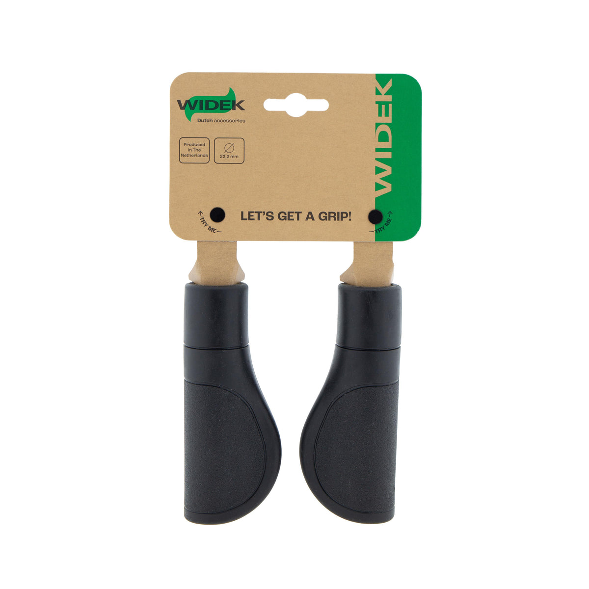 Widek City Comfort handvatten 120 mm. zwart op kaart