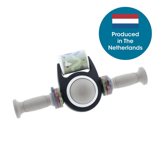 Qibbel Q807 Toybar met warm grijze handvatten