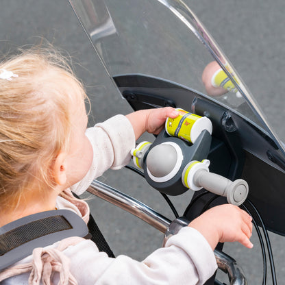 Qibbel Q807 Toybar met warm grijze handvatten