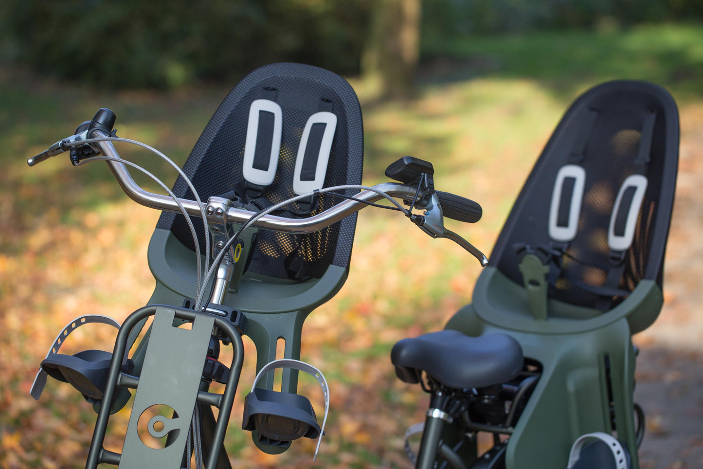 Qibbel Air Q909 Magic Green achterzitje dragerbevestiging