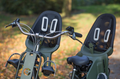 Qibbel Air Q909 Magic Green achterzitje dragerbevestiging