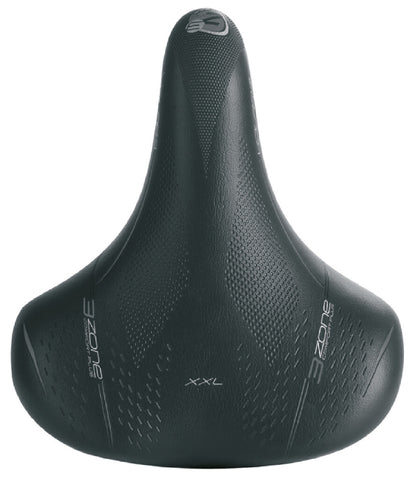 Selle Bassano zadel Volare Big City 3 Zone Comfort + elastomeer zwart oem