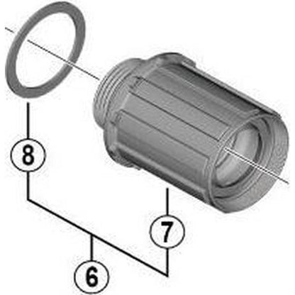Shimano Y3EX98030 cassettebody 10/11-Sp FH-RS770 Ultegra