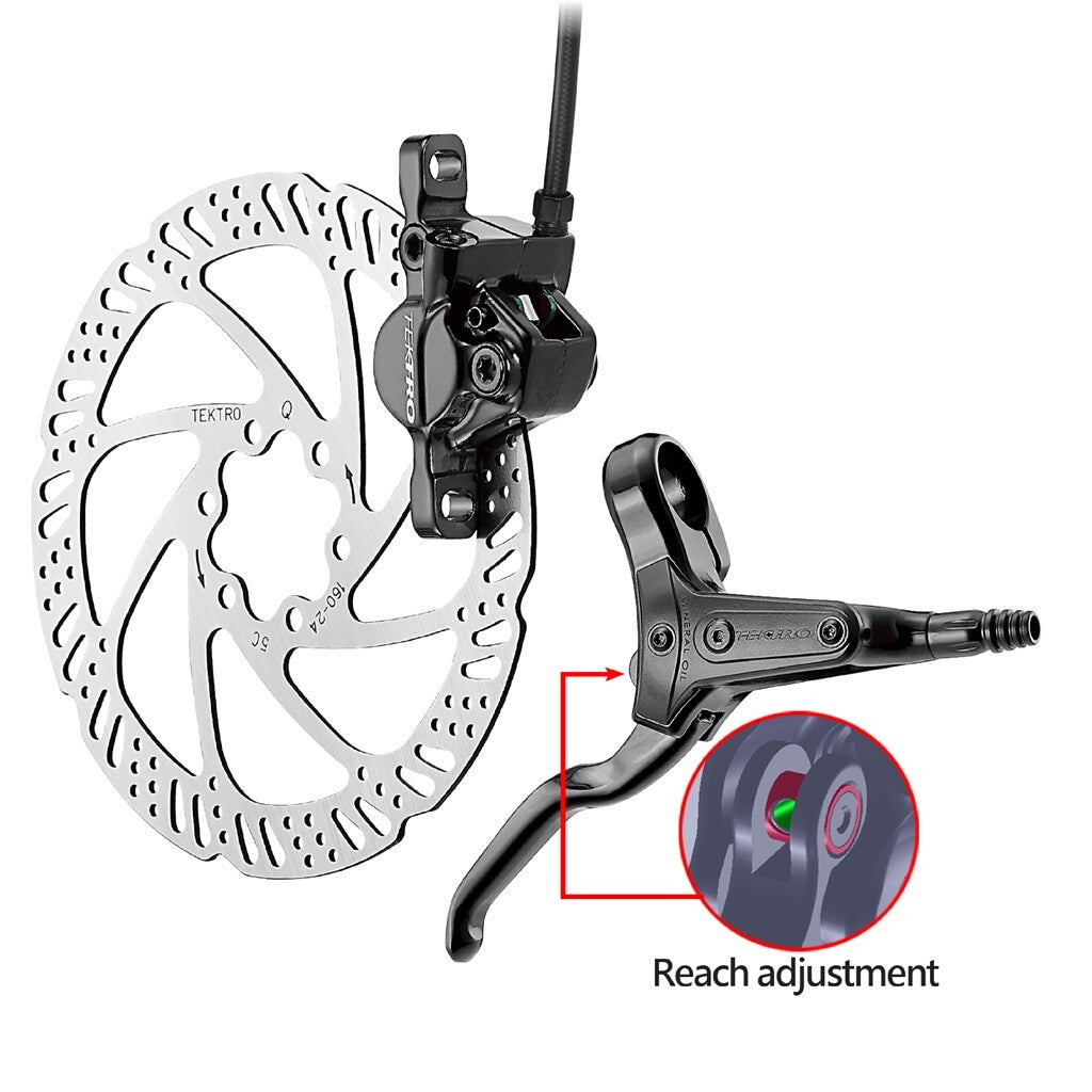 Tektro schijfrem hydraulische remgreep HD1.4 links.HD-M285/275.bulk