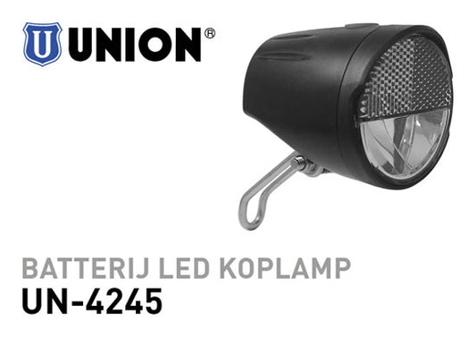 Union UN-4245 Venti batt. koplamp 20 lux + sensor