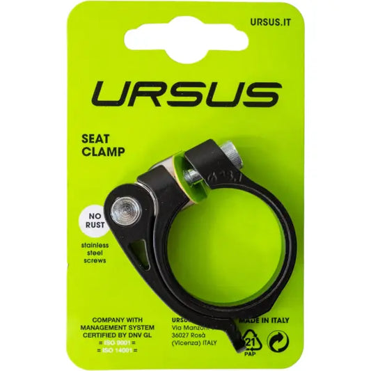 Ursus zadelbuisklem aluminium QR zwart 38.1 - 609D38V01-A01